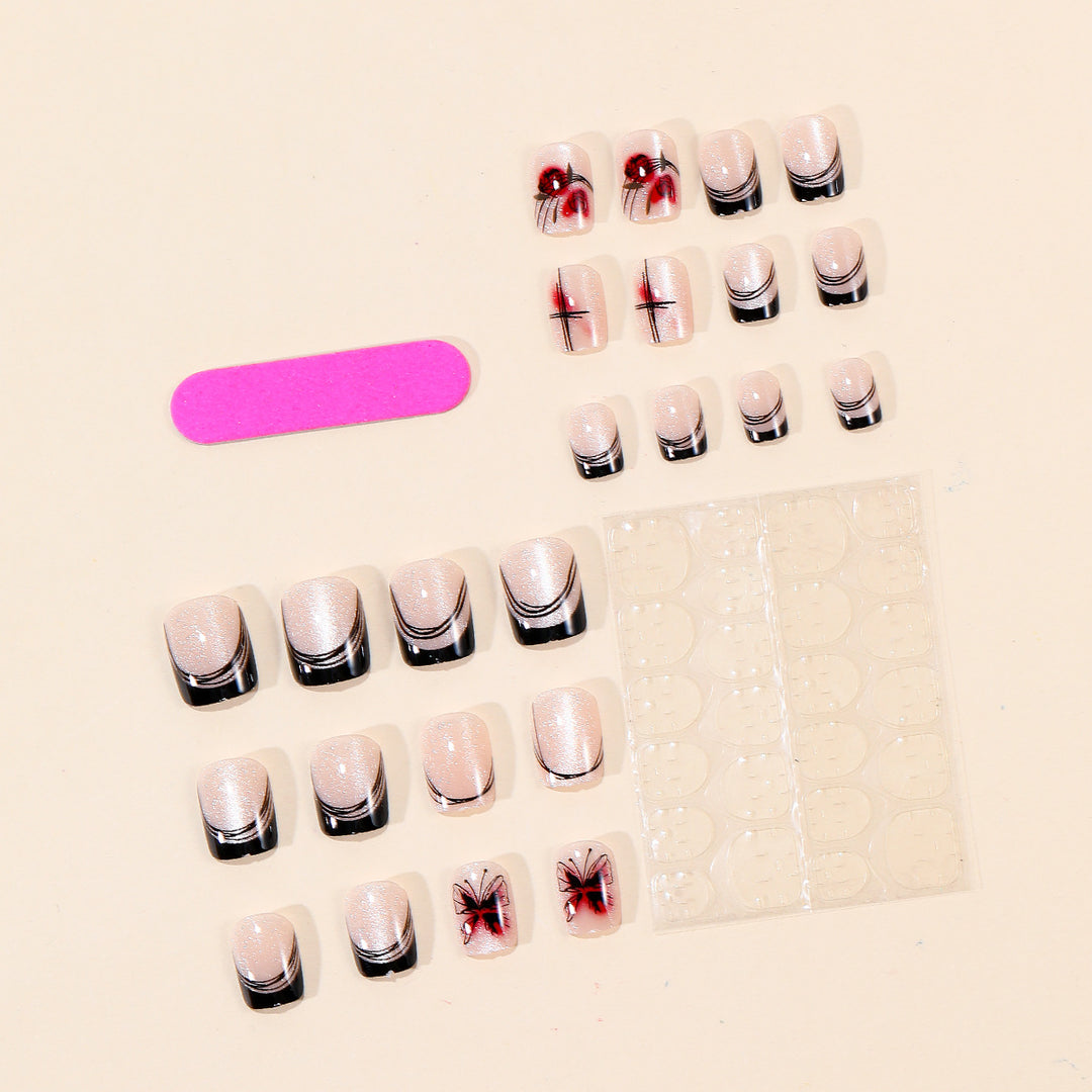 Floral Artistic Acrylic Nail Art Extensions Bowlift