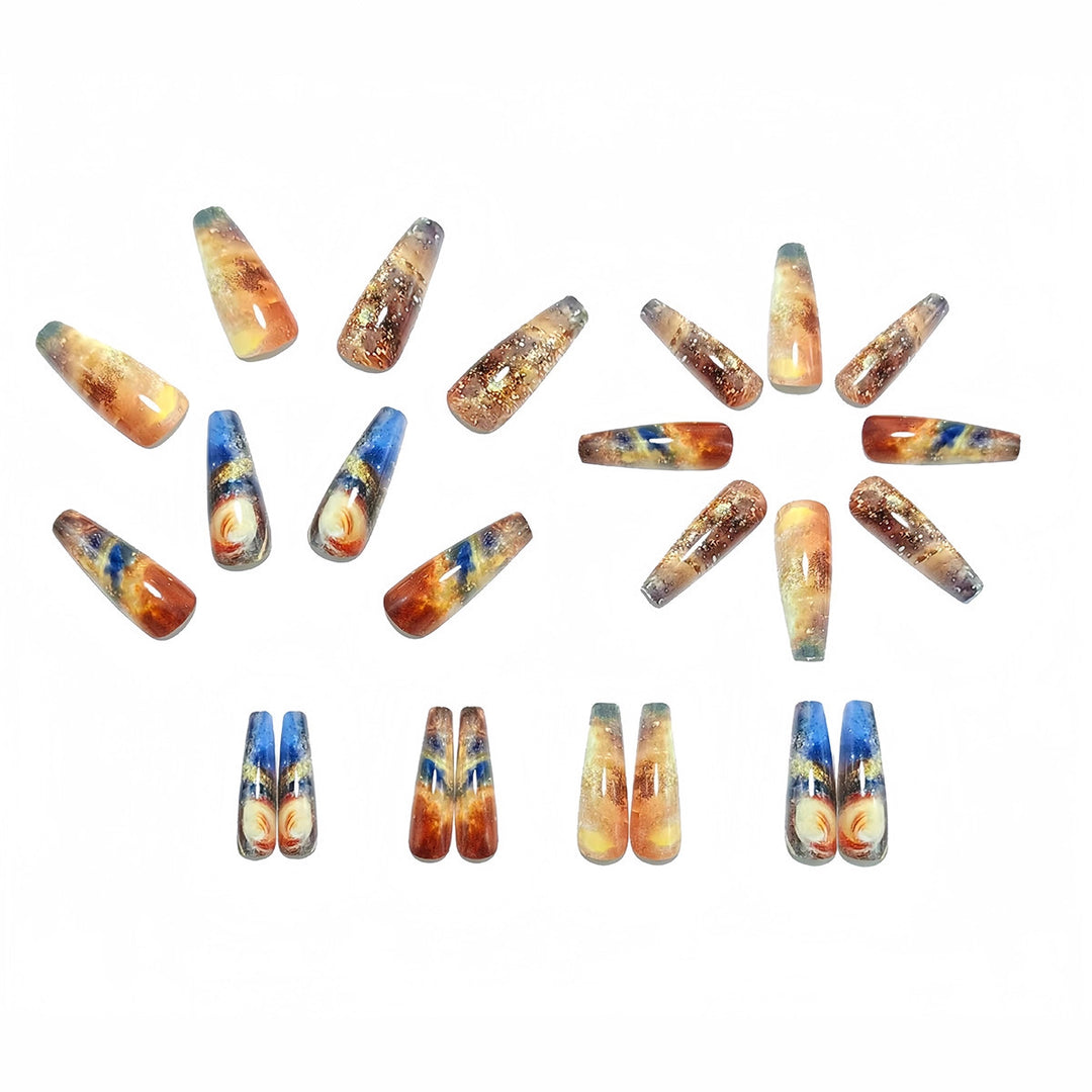 Glamorous Art Nails In Creative Galaxy Design Bowlift