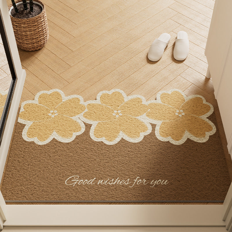 Floral Welcome Doormat