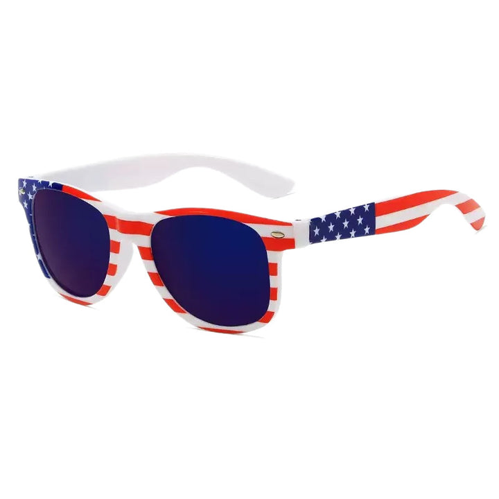 Patriotic Aviator Sunglasses Bowlift