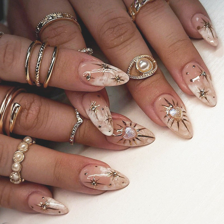 Decorative Press-On Nail Art Set Bowlift