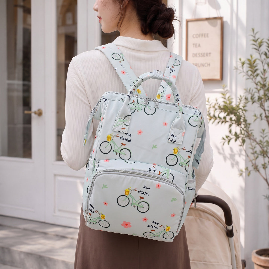 Playful Illustrated Backpack Bowlift