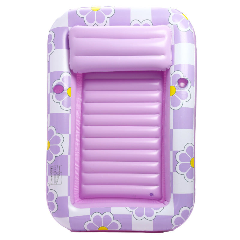Women Inflatable Lounge with Headrest Bowlift