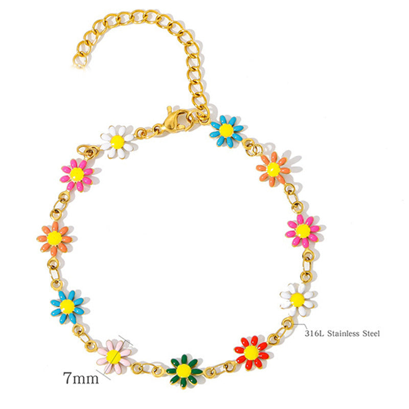 Flower Charm Bracelet Bowlift