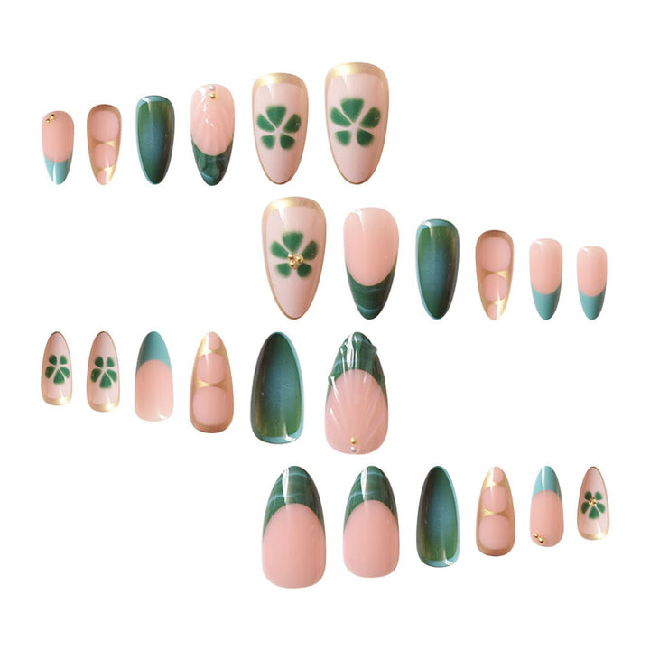 Glamorous Artistic Press-On Nail Extensions Bowlift