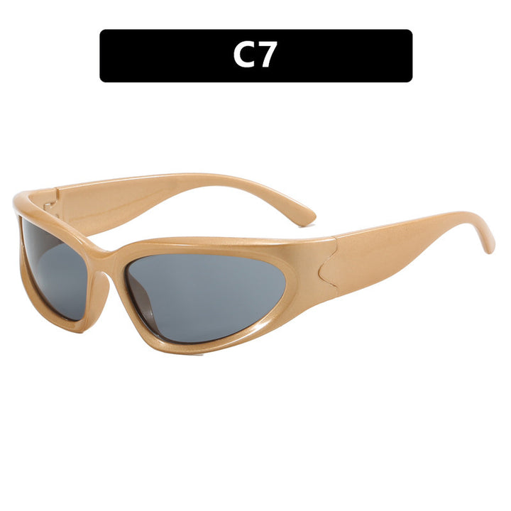 Women's sporty sunglasses with ergonomic design and polarized lenses Bowlift