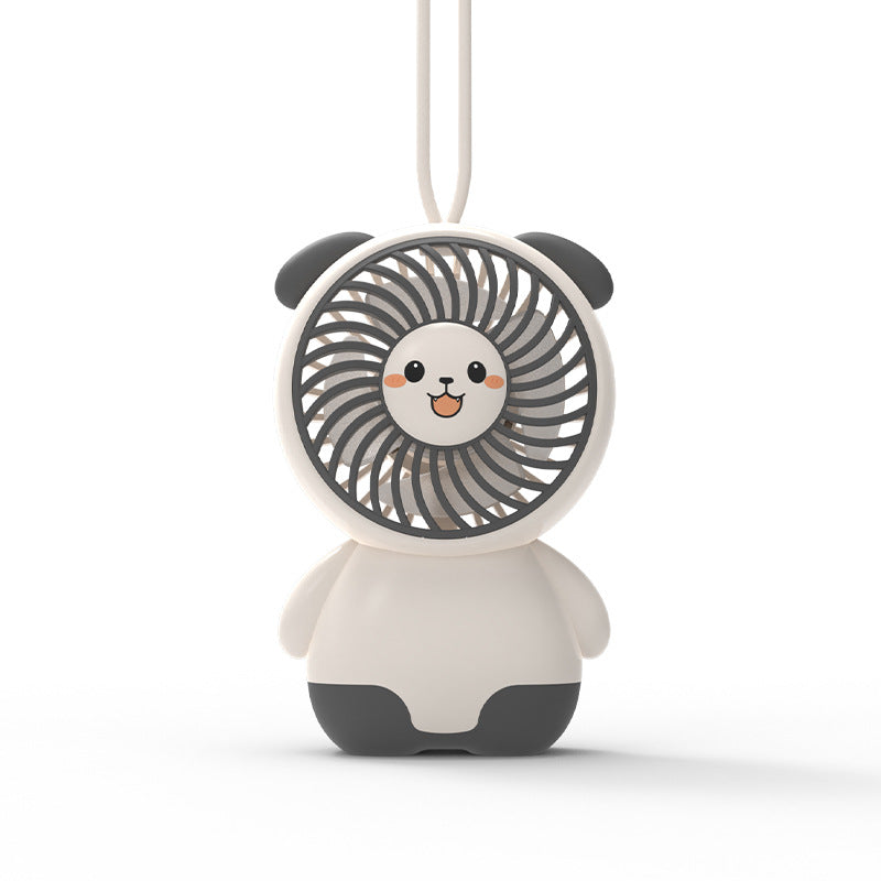 Ladies Portable Mini Animal Fan with Cute Panda Design Bowlift
