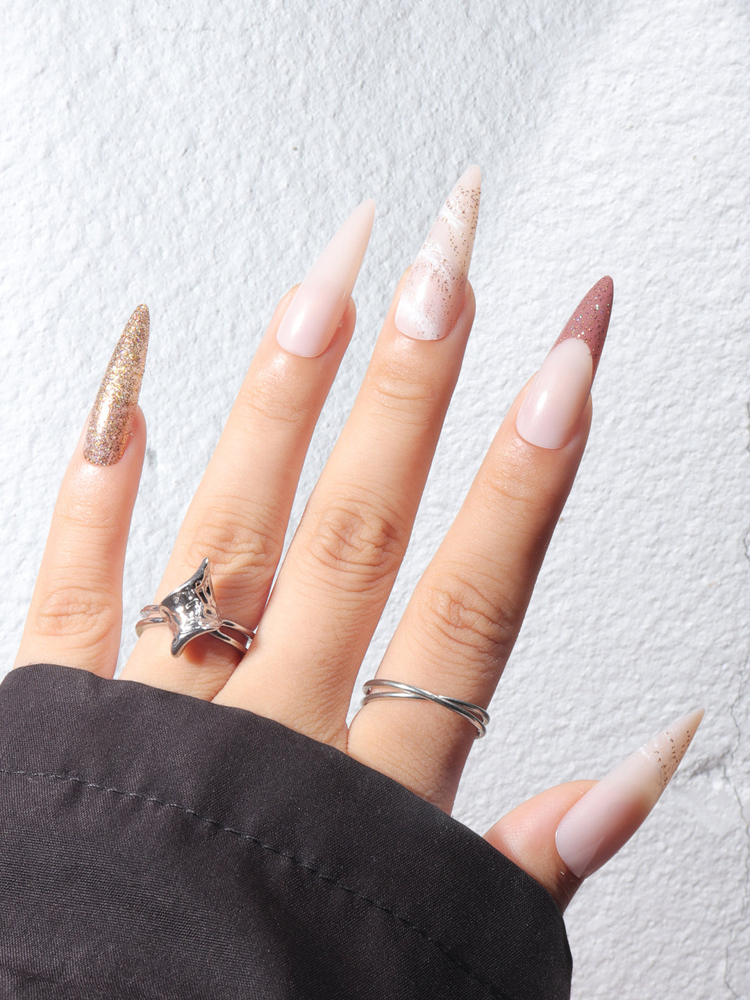 Stiletto Nail Extensions Kit Bowlift