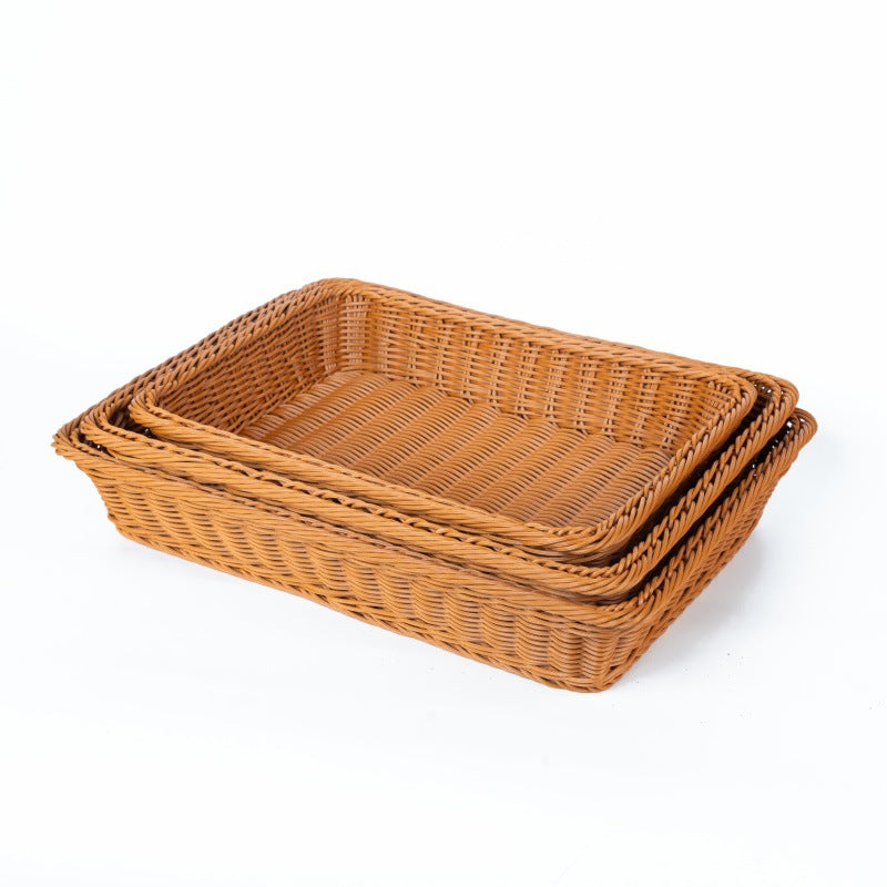 Stackable Woven Storage Tray Bowlift