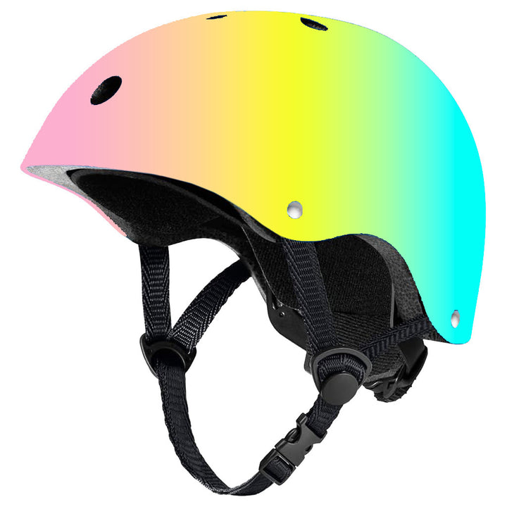multi sport protective skate and cycling helmet with EPS impact foam and adjustable chin strap Bowlift