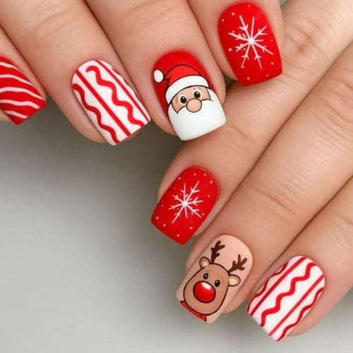 Festive Holiday-Themed Nail Art Bowlift 1788155423