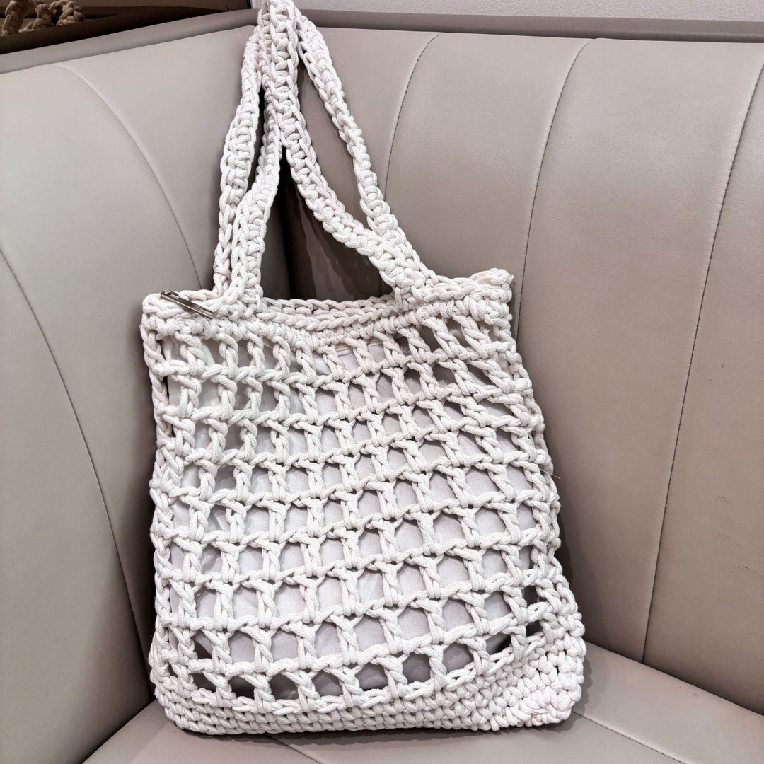 Hand-knotted net bag Bowlift