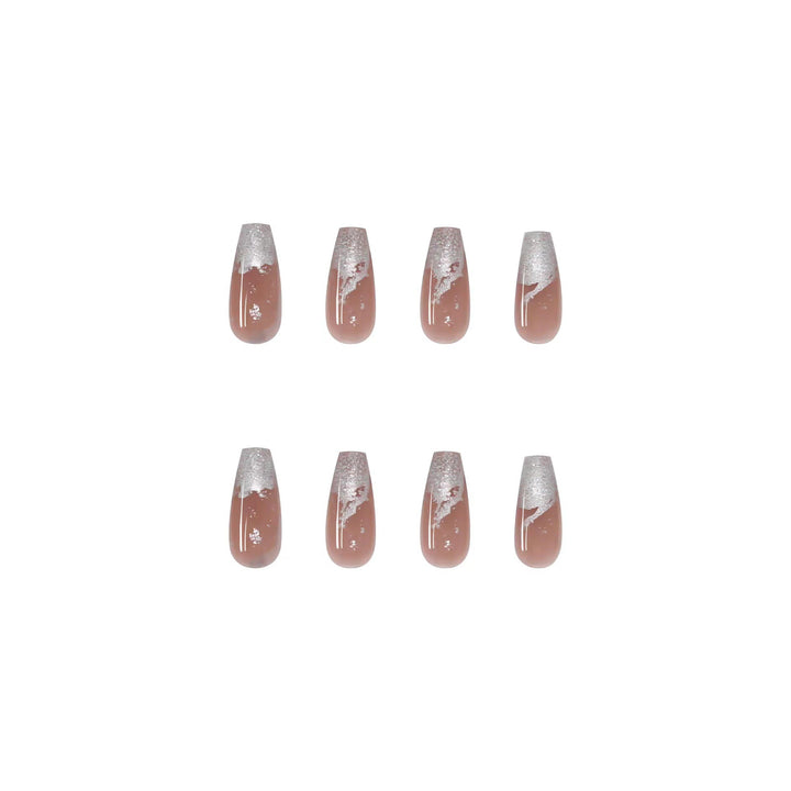 Glamorous nail art with glitter accents Bowlift