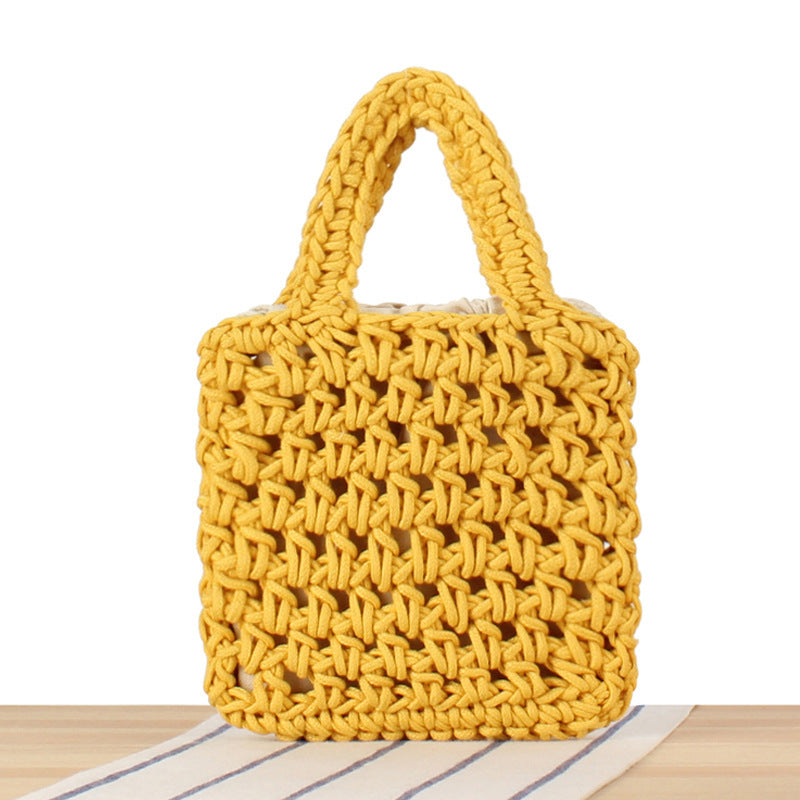 Stylish Macrame Tote Bag Bowlift