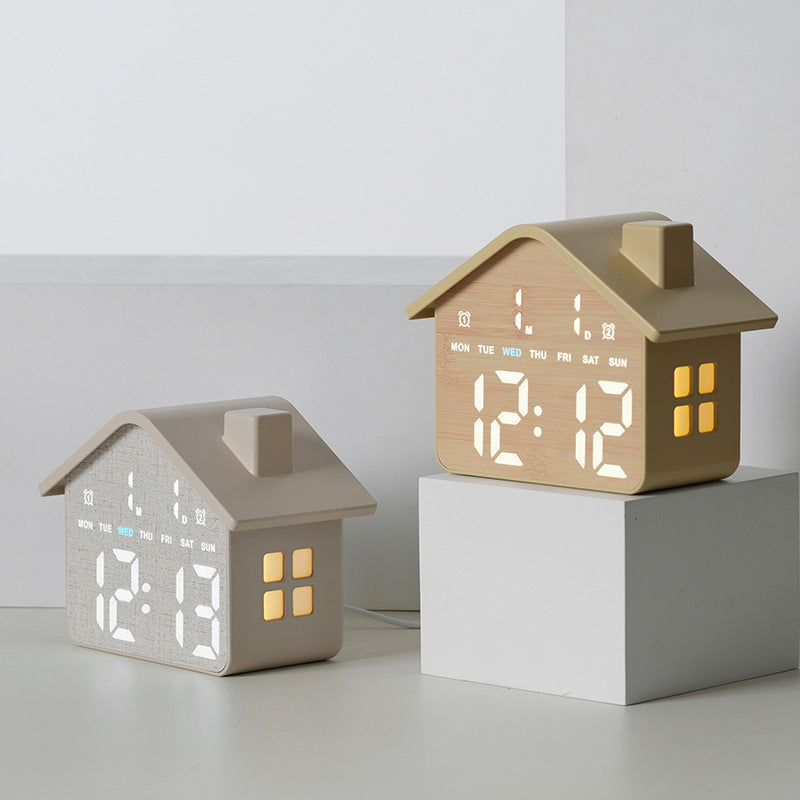 Digital Alarm Clock In Modern Home Design Bowlift