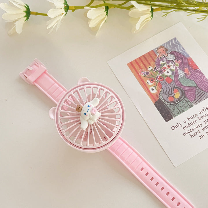Ladies portable fan with cute design Bowlift