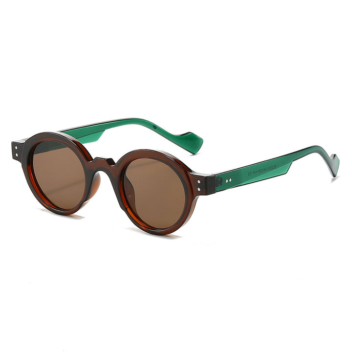 Fashionable Round Frame Sunglasses Bowlift