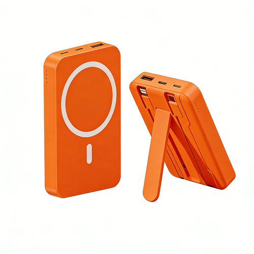 Wireless power bank with integrated stand Bowlift