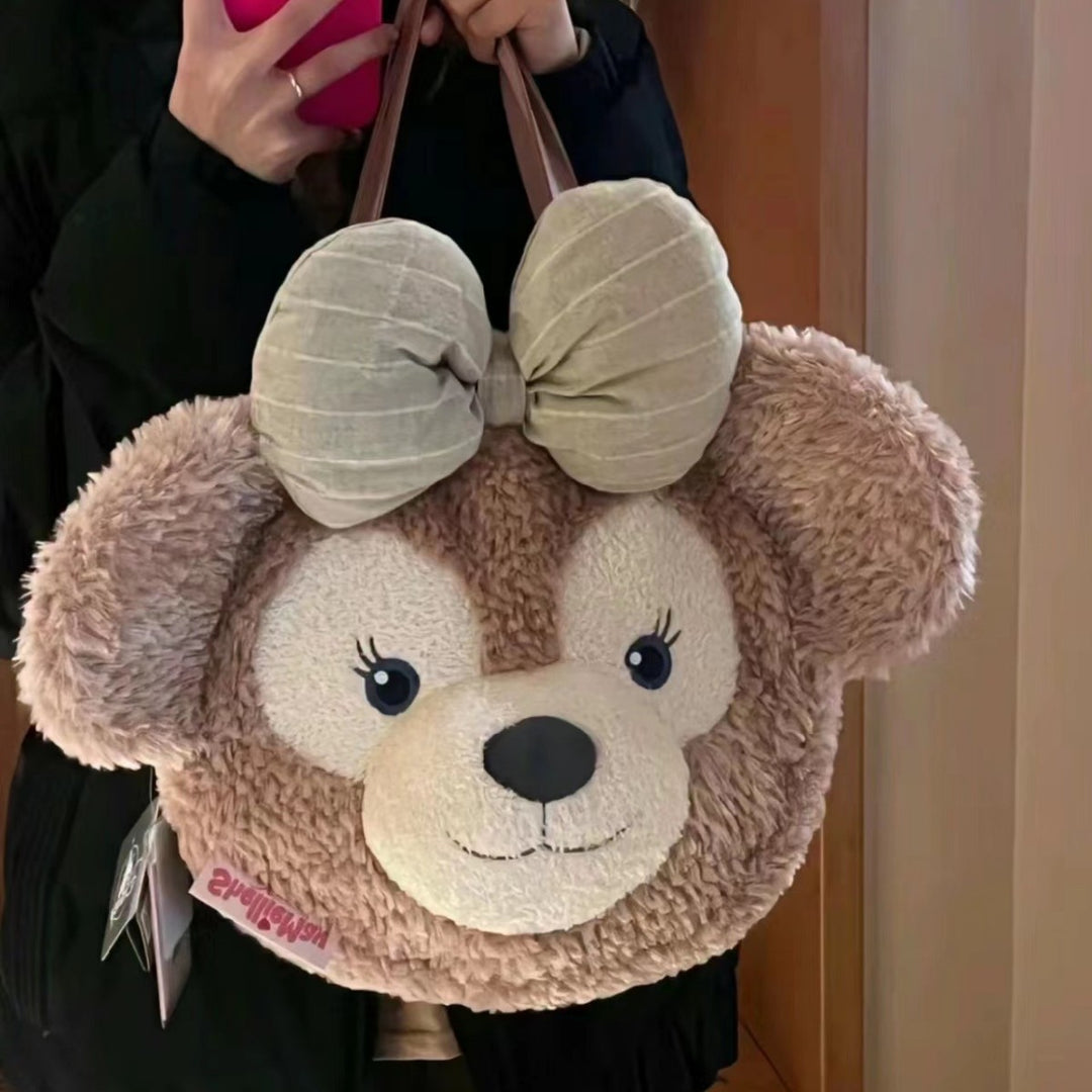 Plush handbag with bear head design Bowlift