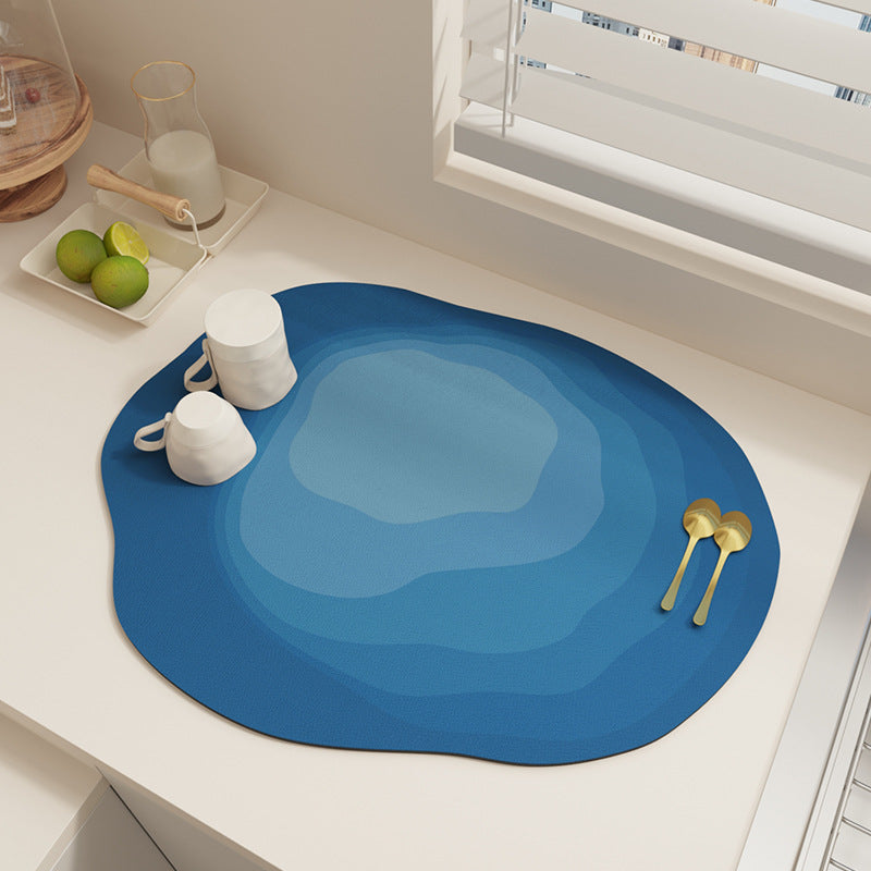 Artistic Wave Pattern Table Mat Bowlift