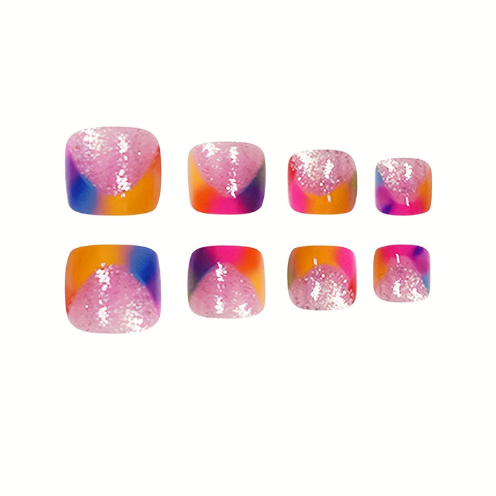 Artistic Rainbow Nail Art Set Bowlift