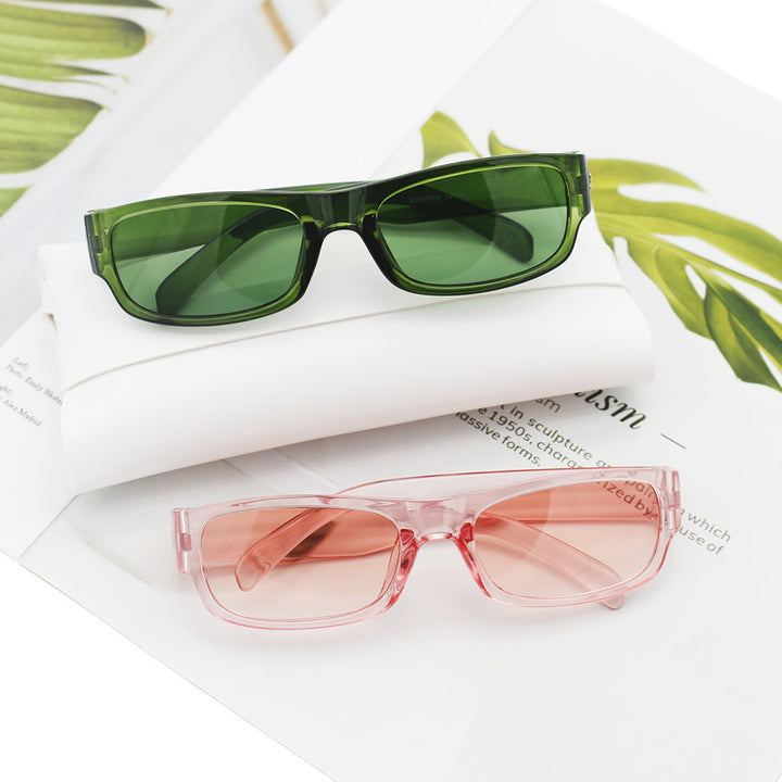 Women's fashionable sunglasses in stylish rectangular design Bowlift