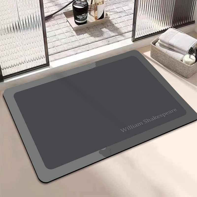 Luxurious Textured Bath Mat Bowlift
