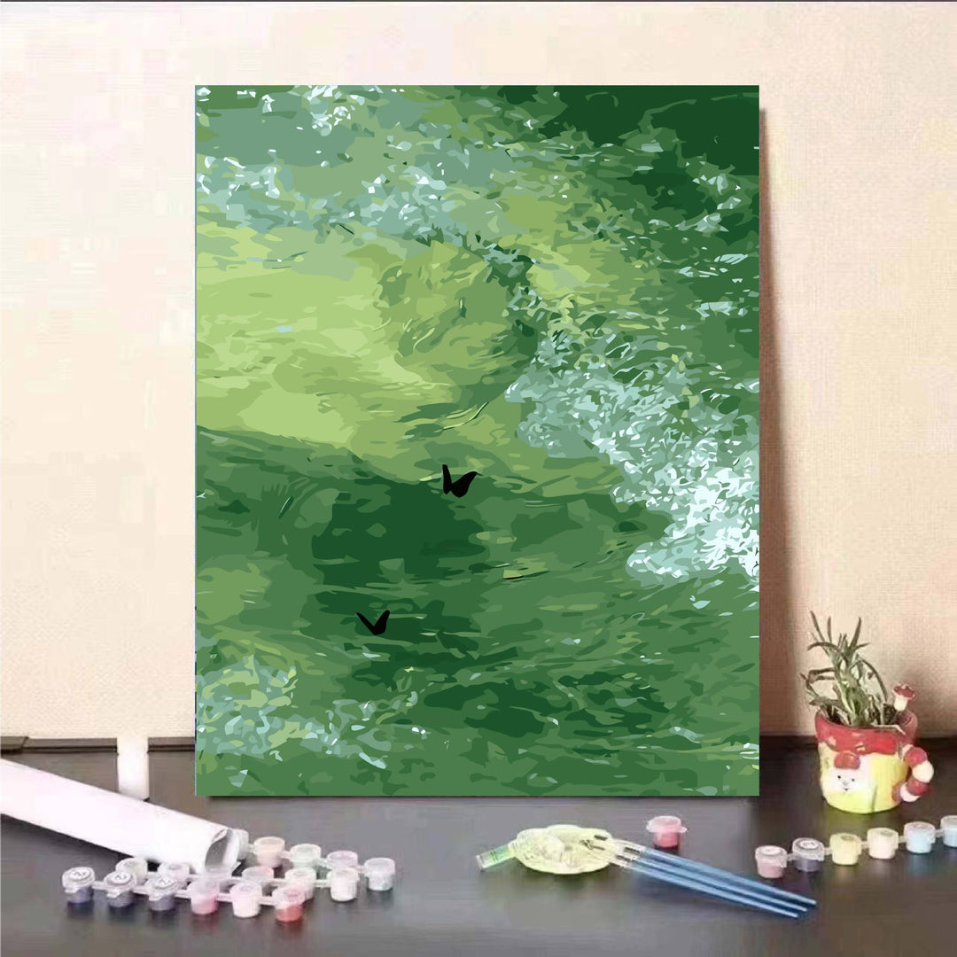 Floral Fantasy Paint by Numbers Wall Art Bowlift