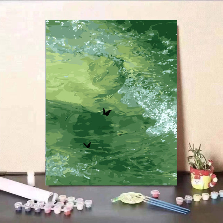 Floral Fantasy Paint by Numbers Wall Art Bowlift