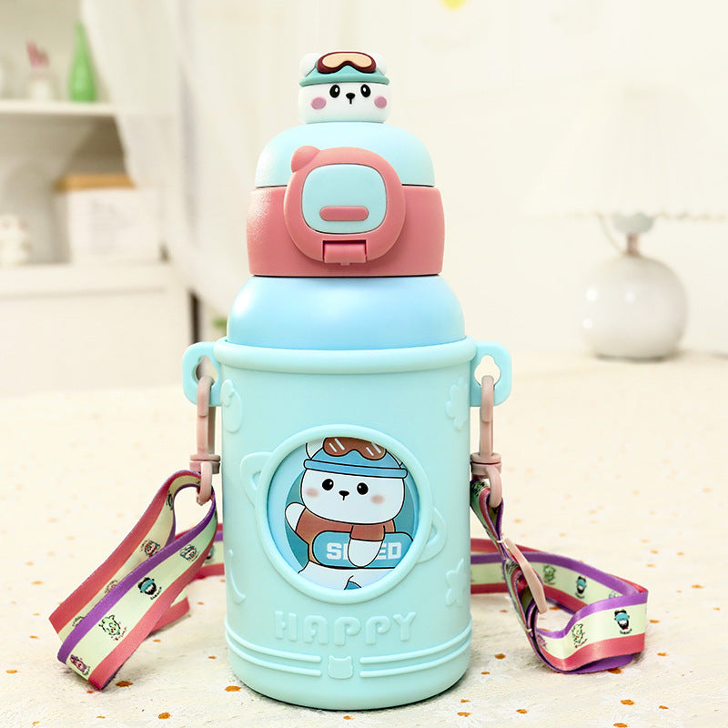 Insulated Water Bottle with Integrated Carrying System Bowlift