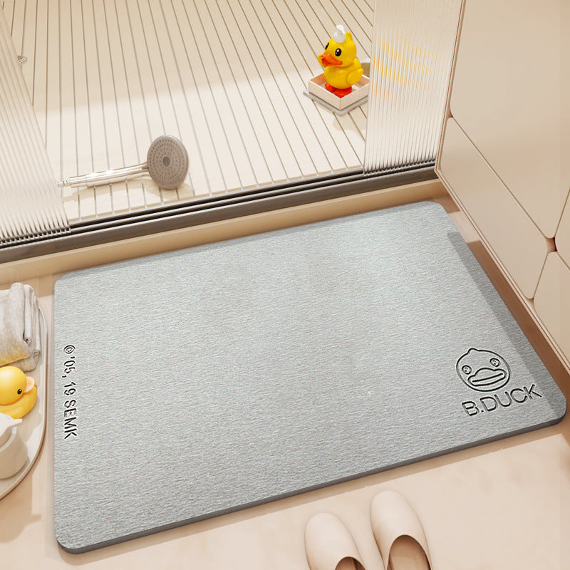 Playful Cartoon Bath Mat Bowlift