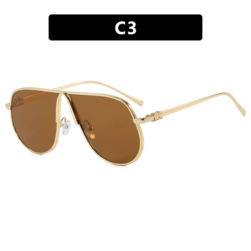 Women's pilot sunglasses with high-quality metal frame and polarized lenses Bowlift