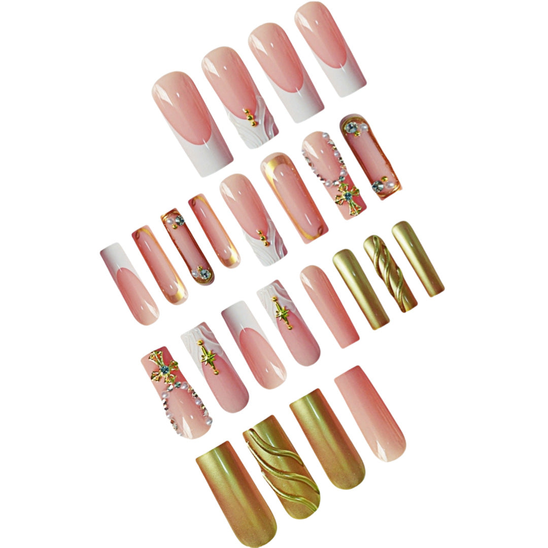 Ornate Press-On Nail Extensions Bowlift