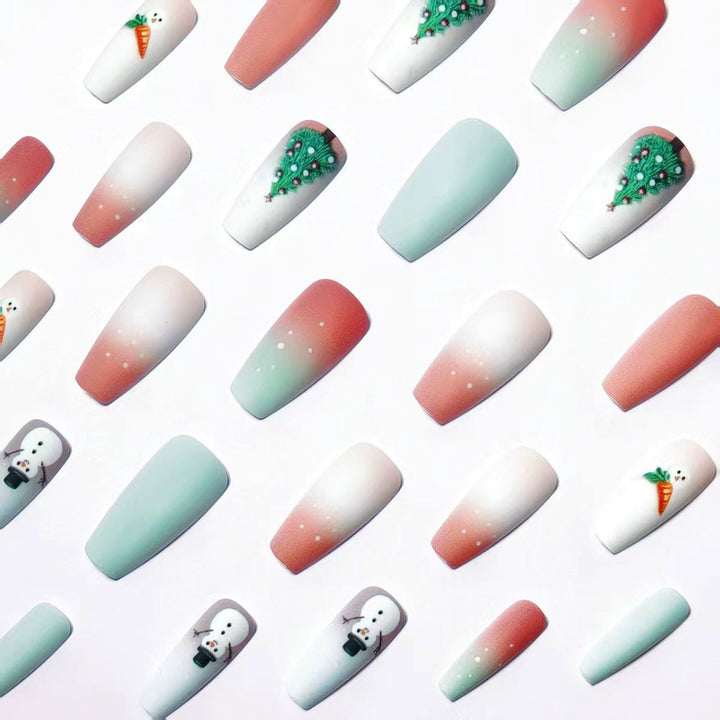 Holiday-Themed Decorative Nail Art Bowlift