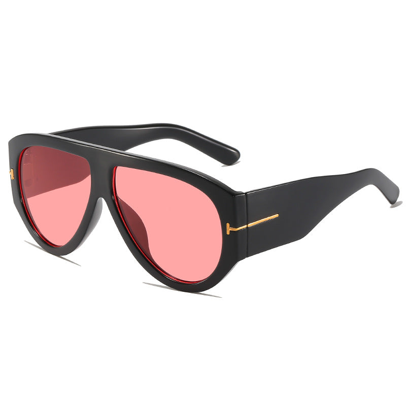 Fashion-Forward Oversized Shield Sunglasses Bowlift