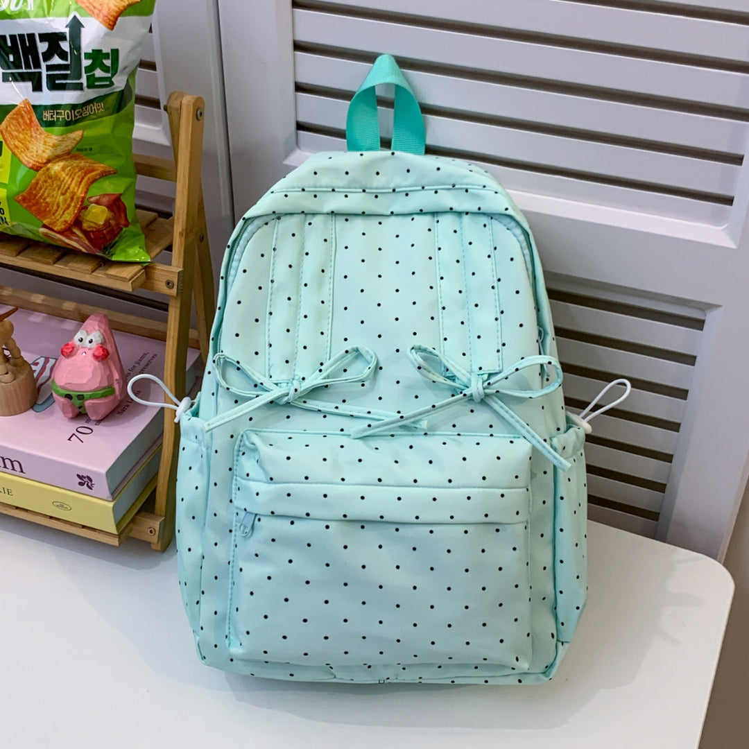 Polka Dot Laptop Backpack
