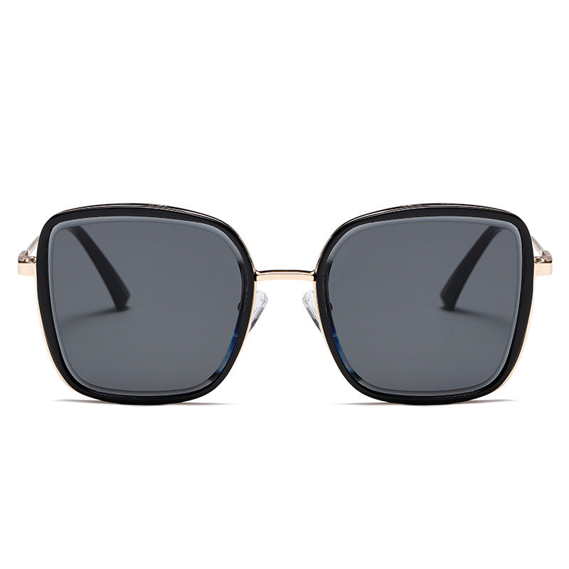 Women's Premium Sunglasses with Square Frame and Mirrored Lenses Bowlift