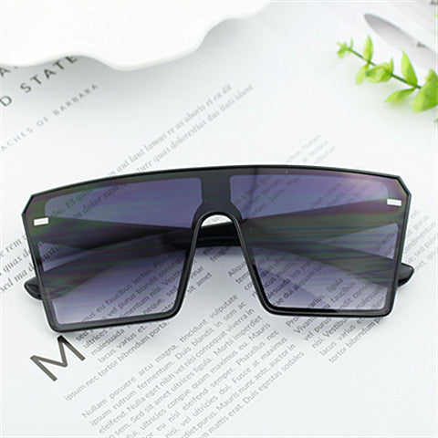 Women Oversized Shield Sunglasses Bowlift