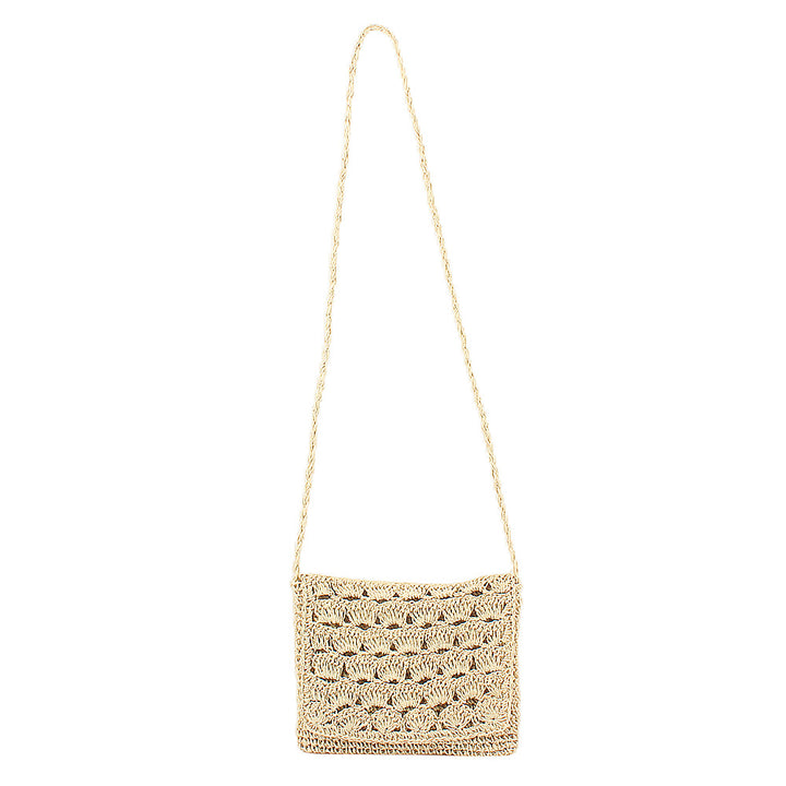 Handcrafted Shoulder Bag Made from Braided Natural Material Bowlift