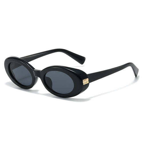 Statement Oval Frame Sunglasses Bowlift