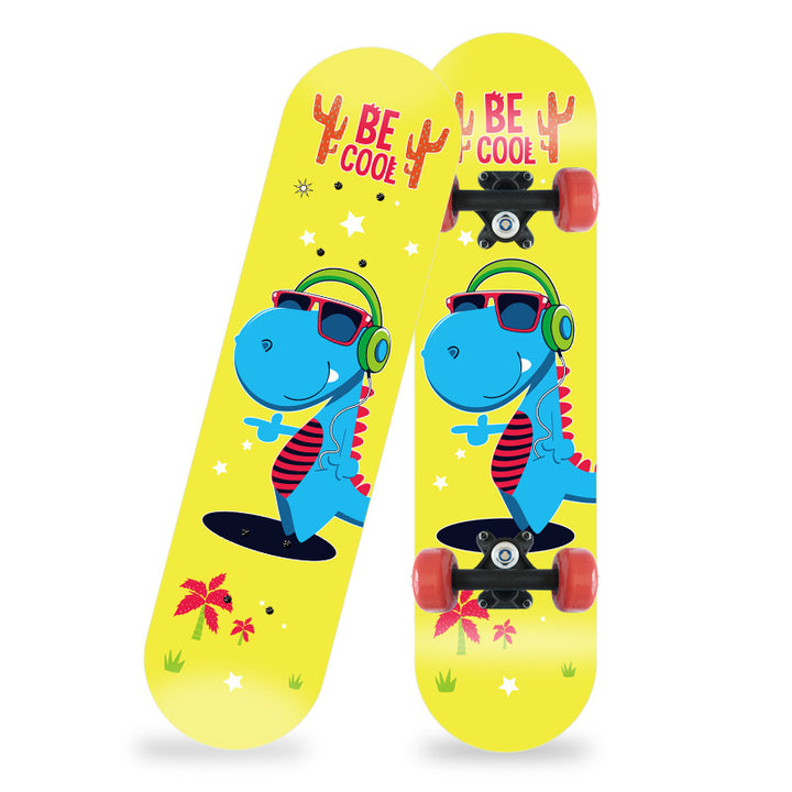 Cartoon-Inspired Mini Skateboard Bowlift