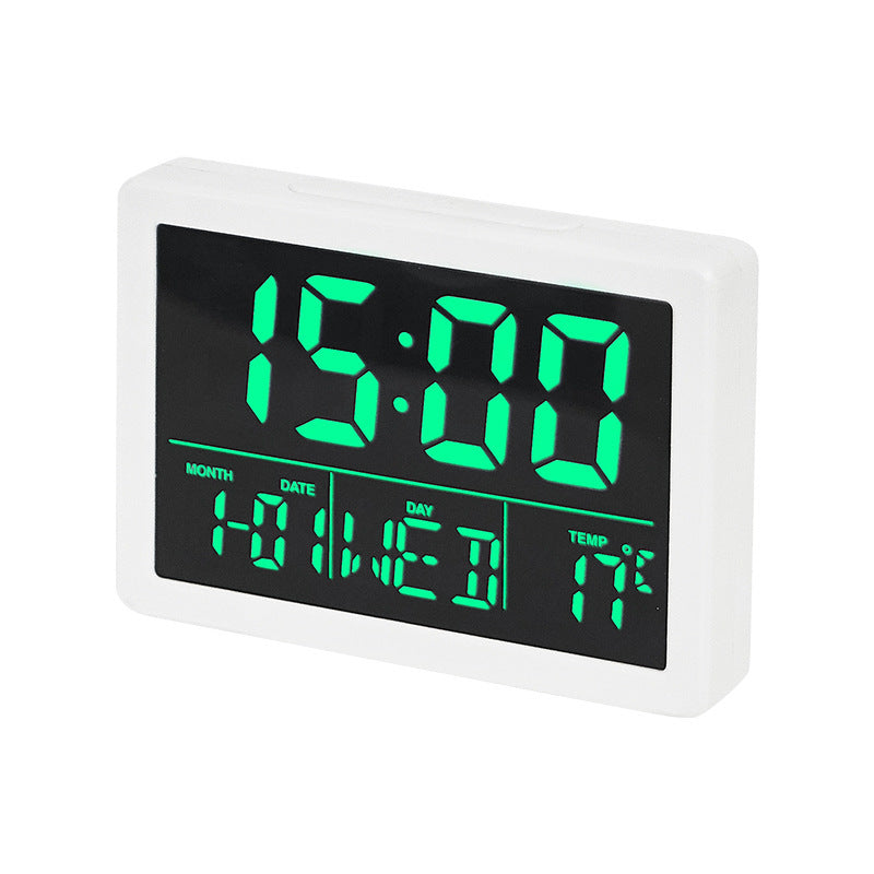 Digital Multifunctional Alarm Clock with Temperature and Date Display Bowlift
