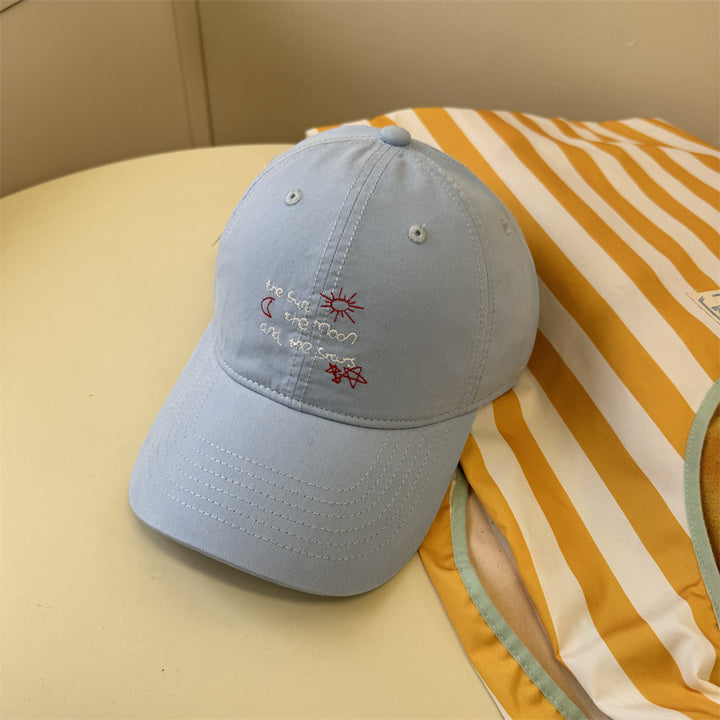 Women's Casual Embroidered Dad Cap Bowlift