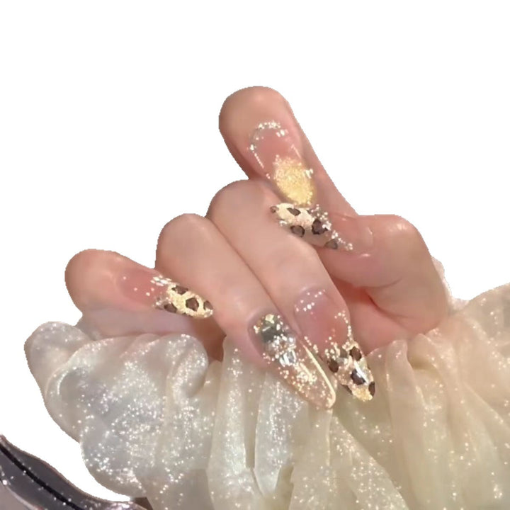 Glamorous Animal Print Press-On Nails Bowlift