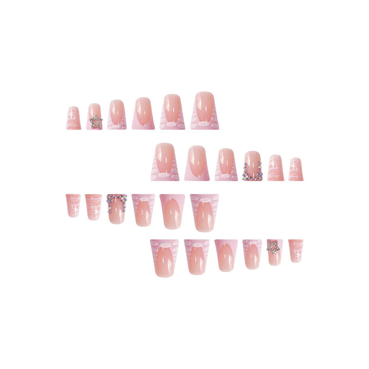 Decorative Studded Nail Art Extensions Bowlift