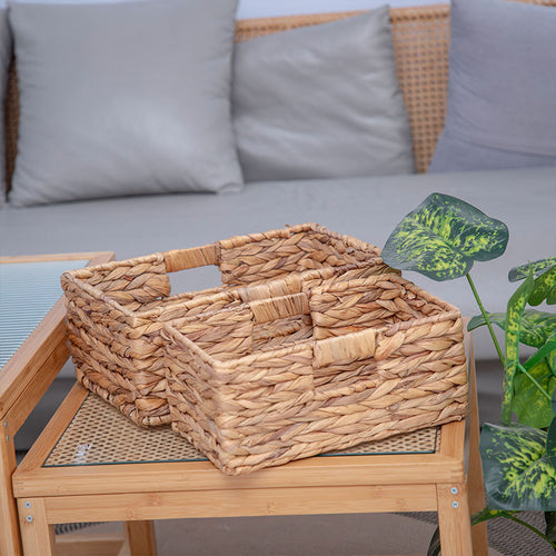 Natural Handwoven Storage Basket Bowlift