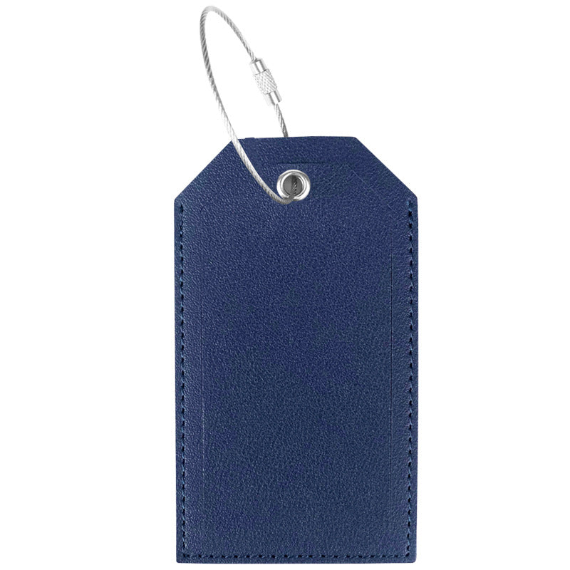 Women’s luggage tag made of durable leather with stainless steel closure Bowlift