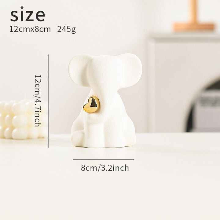 Decorative Elephant Figurine Bowlift