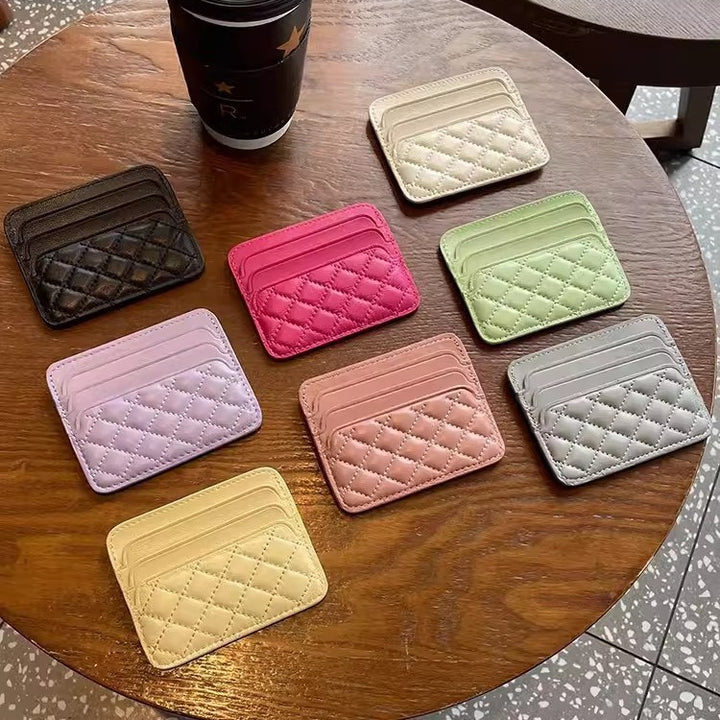 QuiltedLeather Cardholder Bowlift