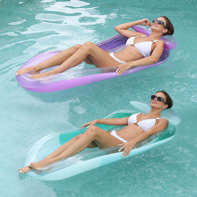 Women Inflatable Lounge Couch with Breathable Mesh Surface Bowlift